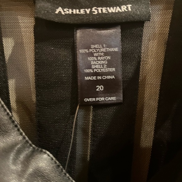 Ashley Stewart faux leather crop jacket - Picture 7 of 7